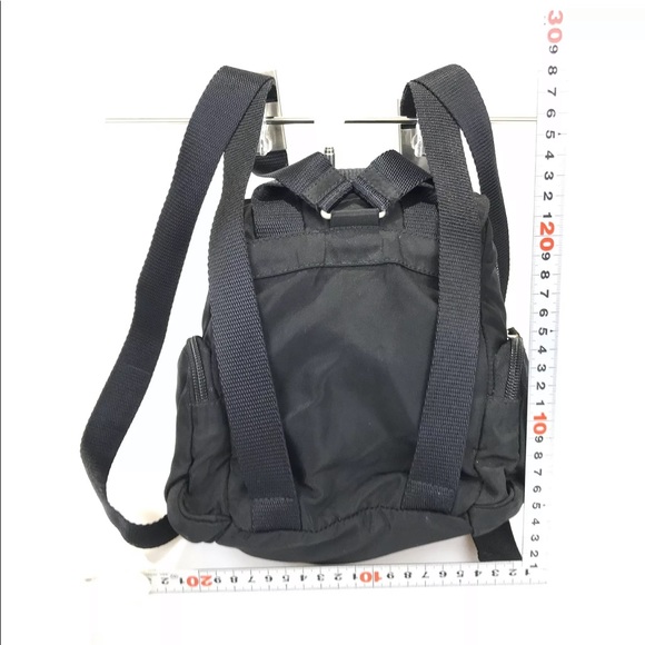 Prada backpack nylon black used 272-10-o - Picture 12 of 16